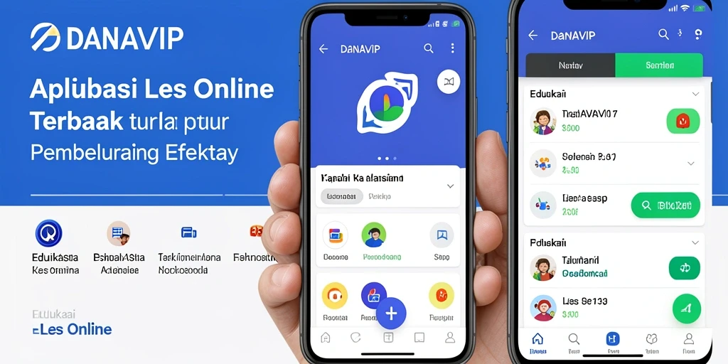 Antarmuka aplikasi DANAVIP yang intuitif dan ramah pengguna.