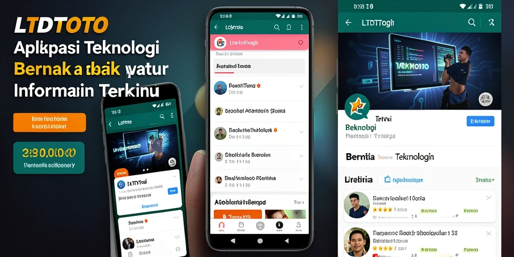 Tampilan antarmuka LTDTOTO yang modern dan informatif.