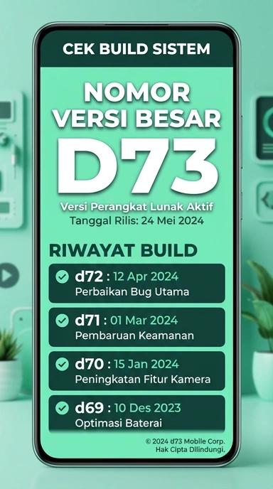 Riwayat Versi d73: Pembaruan Terkini untuk Android